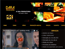 Tablet Screenshot of amorimproducoes.com.br